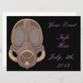 スチームパンクガスマスクThunder_Cove (正面/裏面)