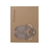 スチームパンクガスマスクThunder_Cove ノートパッド (回転)