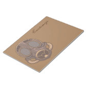 スチームパンクガスマスクThunder_Cove ノートパッド (アングル)