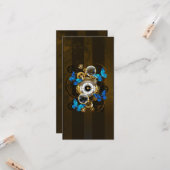 スチームパンクギアとブルーチョウ カード (正面/裏面インサイチュ)