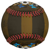 スチームパンクギアとブルーチョウ ソフトボール (裏面)