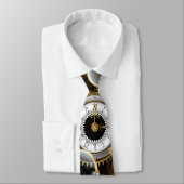 スチームパンクギアとブルーチョウ ネクタイ (タイ)