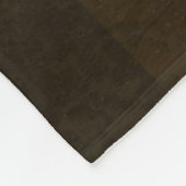 スチームパンクギアとブルーチョウ フリースブランケット (角)