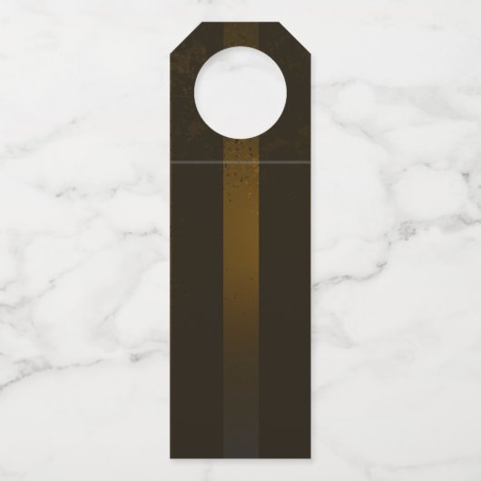 スチームパンクギアとブルーチョウ ボトルネックタグ (裏面)