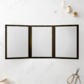 スチームパンクギアとブルーチョウ 三つ折り招待状 (内部)