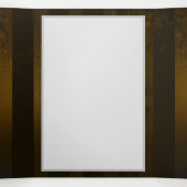 スチームパンクギアとブルーチョウ 三つ折り招待状 (内部中)