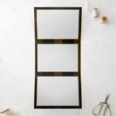 スチームパンクギアとブルーチョウ 三つ折り招待状 (内部)