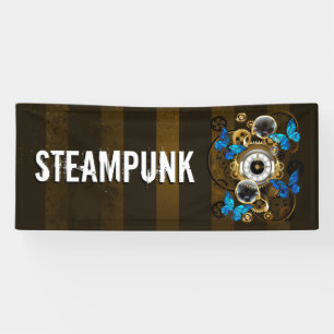 スチームパンクギアとブルーチョウ 横断幕