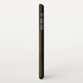 スチームパンクギアとブルーチョウ iPhoneケース (左側)