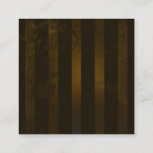 スチームパンクギアとブルーバターフライ スクエア名刺 (裏面)