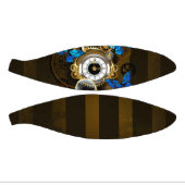 スチームパンクギアとブルーバターフライ ミニバスケットボール (パネル)