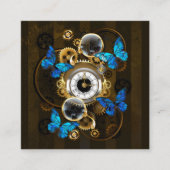 スチームパンクギアとブルーバターフライ 割引カード (正面)