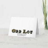 スチームパンクギアビクトリアンサンキューカード サンキューカード (裏面)