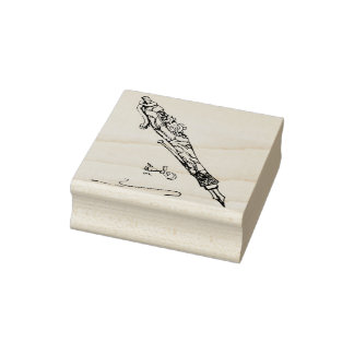 スチームパンクギア万年筆ゴム印 ラバースタンプ