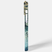 スチームパンクギア水彩 – ヴィンテージ工業用 Case-Mate iPhoneケース (裏面 / 左)