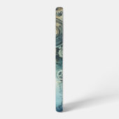 スチームパンクギア水彩 – ヴィンテージ工業用 SAMSUNG GALAXYケース (左側面)