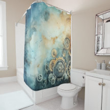 スチームパンクギア水彩 – 時計加工