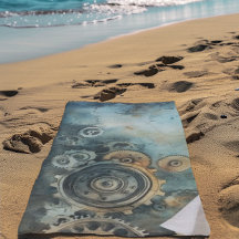 スチームパンクギア水彩 – 時計加工