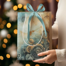 スチームパンクギア水彩 – 時計加工