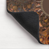 スチームパンクギア モノグラムの マウスパッド (コーナー)