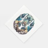 スチームパンククラシックラブラドールTシャツ スタンダードランチョンナプキン (角)