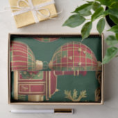 スチームパンククリスマスオーナメントティッシュペーパー 薄葉紙 (ギフト)