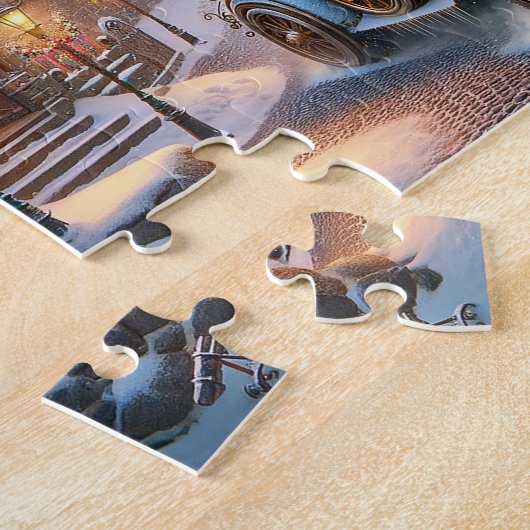 スチームパンククリスマスバスパズル ジグソーパズル (側面)