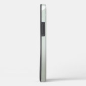 スチームパンククロックとターコイズバラオンストライプの Case-Mate iPhoneケース (裏面 / 右)