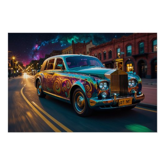 スチームパンクグラビティエンジクラシックンカー ポスター (正面)