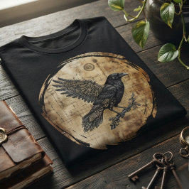 スチームパンクゴシックなワタシの鳥 トライブレンドTシャツ