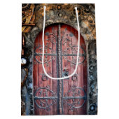 スチームパンクゴシックドア ミディアムペーパーバッグ (裏面)