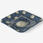 スチームパンクゴシックパンクロック&スカル紙プレート ペーパープレート (傾斜あり)