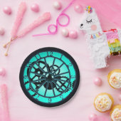 スチームパンクゴシック鉄工時計目に見えるギア ペーパープレート (パーティー)