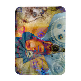 スチームパンクサイケデリックギア磁石 マグネット