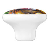 スチームパンクサイバー牛 セラミックノブ (側面)