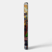 スチームパンクサイバー牛 Case-Mate iPhoneケース (裏面 / 左)