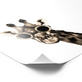 スチームパンクサングラスゴーグル付きキリン フォトプリント            (角)