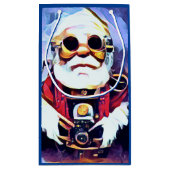 スチームパンクサンタ - メイヤ風 スモールペーパーバッグ (裏面)