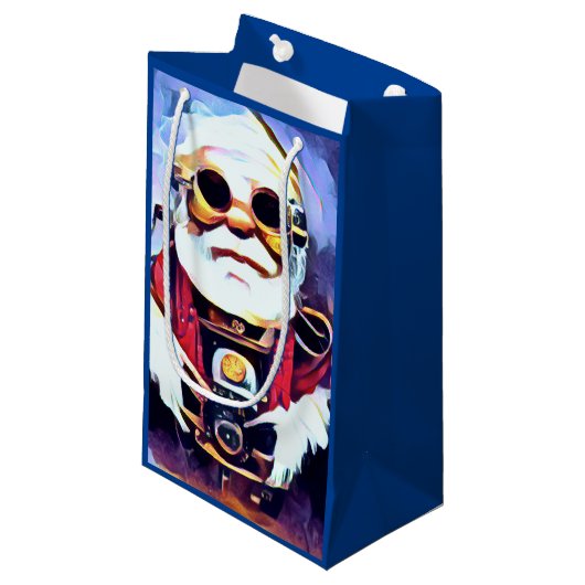 スチームパンクサンタ - メイヤ風 スモールペーパーバッグ (正面アングル)