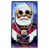 スチームパンクサンタ - メイヤ風 スモールペーパーバッグ (正面)