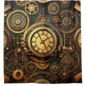 スチームパンクシャワーカーテン シャワーカーテン (正面)