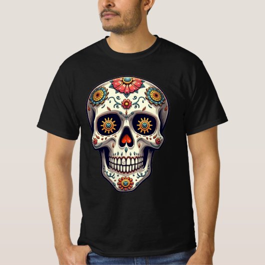 スチームパンクシュガースカル Tシャツ (正面)