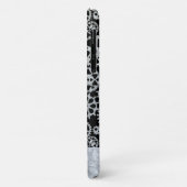 スチームパンクシルバー亜鉛ギア名前をカスタムする Case-Mate iPhoneケース (裏面/左)