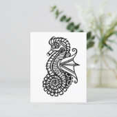 スチームパンクシーホースステンシルカラーマイイン紙 (スタンド正面)