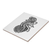 スチームパンクシーホースステンシル タイル (側面)