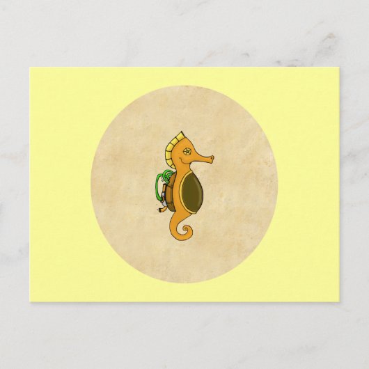 スチームパンクシーホース ポストカード (正面)