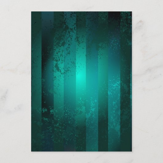 スチームパンクジュエリーウォッチを緑の背景 エンクロージャーカード (裏面)