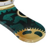 スチームパンクジュエリーウォッチを緑の背景 カッティングボード (角)