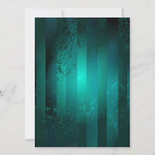 スチームパンクジュエリーウォッチを緑の背景 カード (裏面)