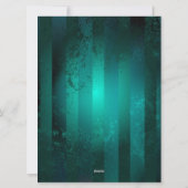 スチームパンクジュエリーウォッチを緑の背景 シーズンカード (裏面)